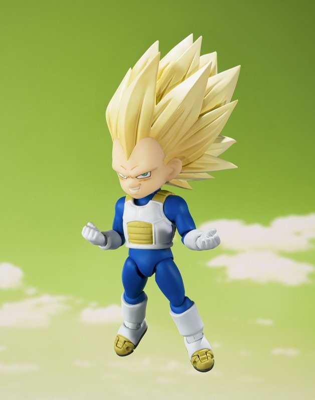 SHF S.H.Figuarts SUPER SAIYAN 3 Vegeta - Mini Ver. Dragon Ball Daima By Bandai Spirits