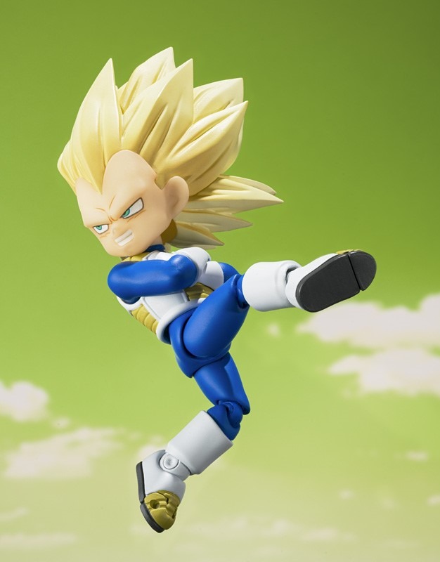 SHF S.H.Figuarts SUPER SAIYAN 3 Vegeta - Mini Ver. Dragon Ball Daima By Bandai Spirits