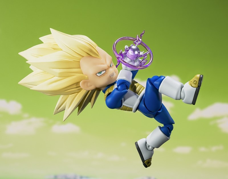 SHF S.H.Figuarts SUPER SAIYAN 3 Vegeta - Mini Ver. Dragon Ball Daima By Bandai Spirits