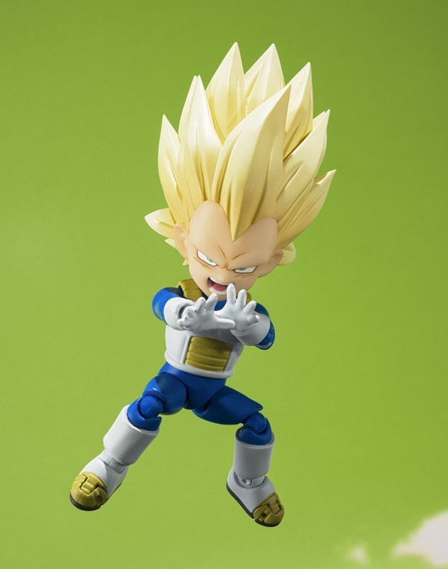 SHF S.H.Figuarts SUPER SAIYAN 3 Vegeta - Mini Ver. Dragon Ball Daima By Bandai Spirits