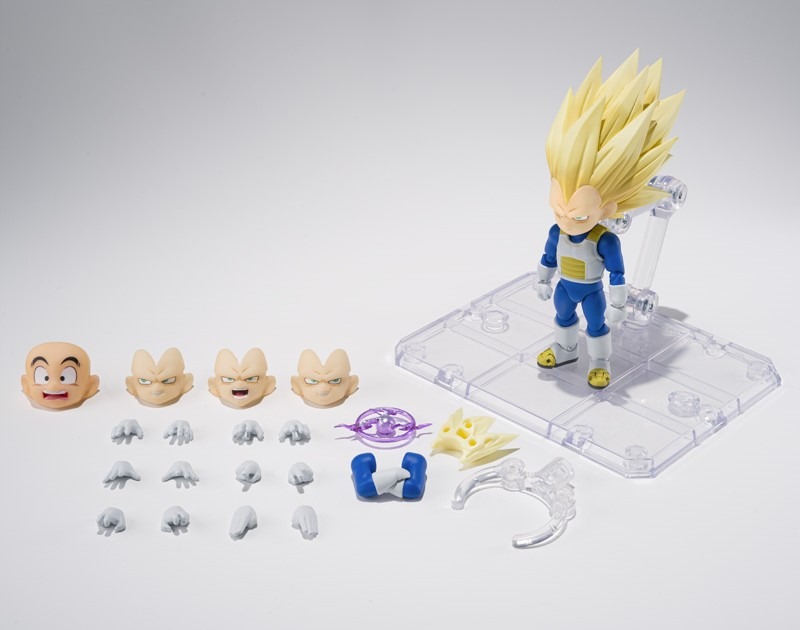 SHF S.H.Figuarts SUPER SAIYAN 3 Vegeta - Mini Ver. Dragon Ball Daima By Bandai Spirits