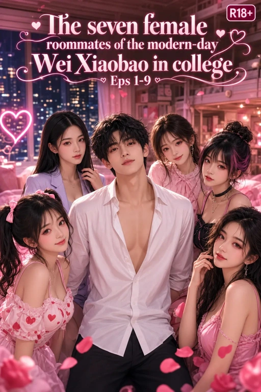 The seven female roommates of the modern-day Wei Xiaobao in college (Eps 1-9) - 41 Min Fully Uncensored AI R18 Video With English Subtitle (AIAV-337)