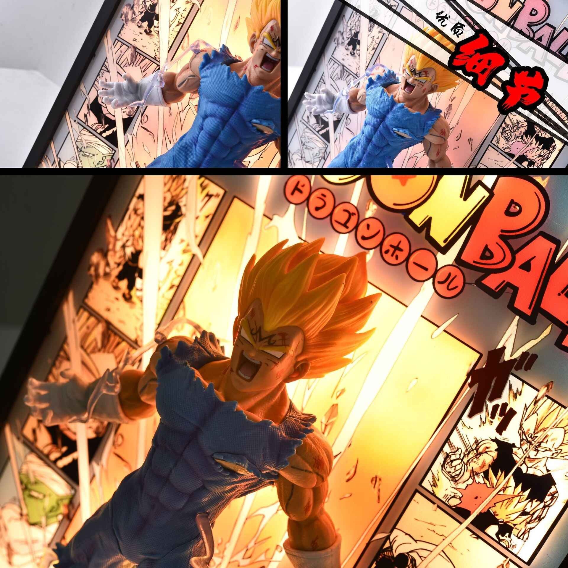 Majin Vegeta Break out of the comics 3D stereoscopic Led Light Art Ver. - Dragonball Z