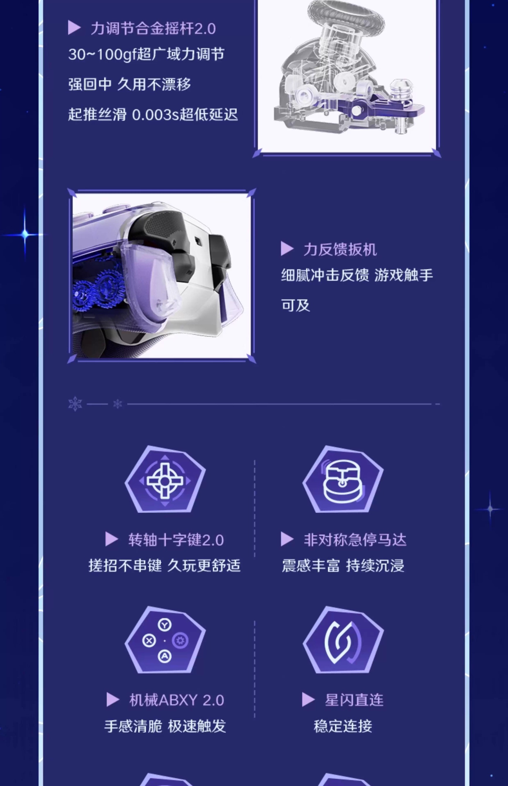 [With Charging Base] Genshin Impact APEX 5 Elite Gaming Controller Skirk Ver. By Mihoyo