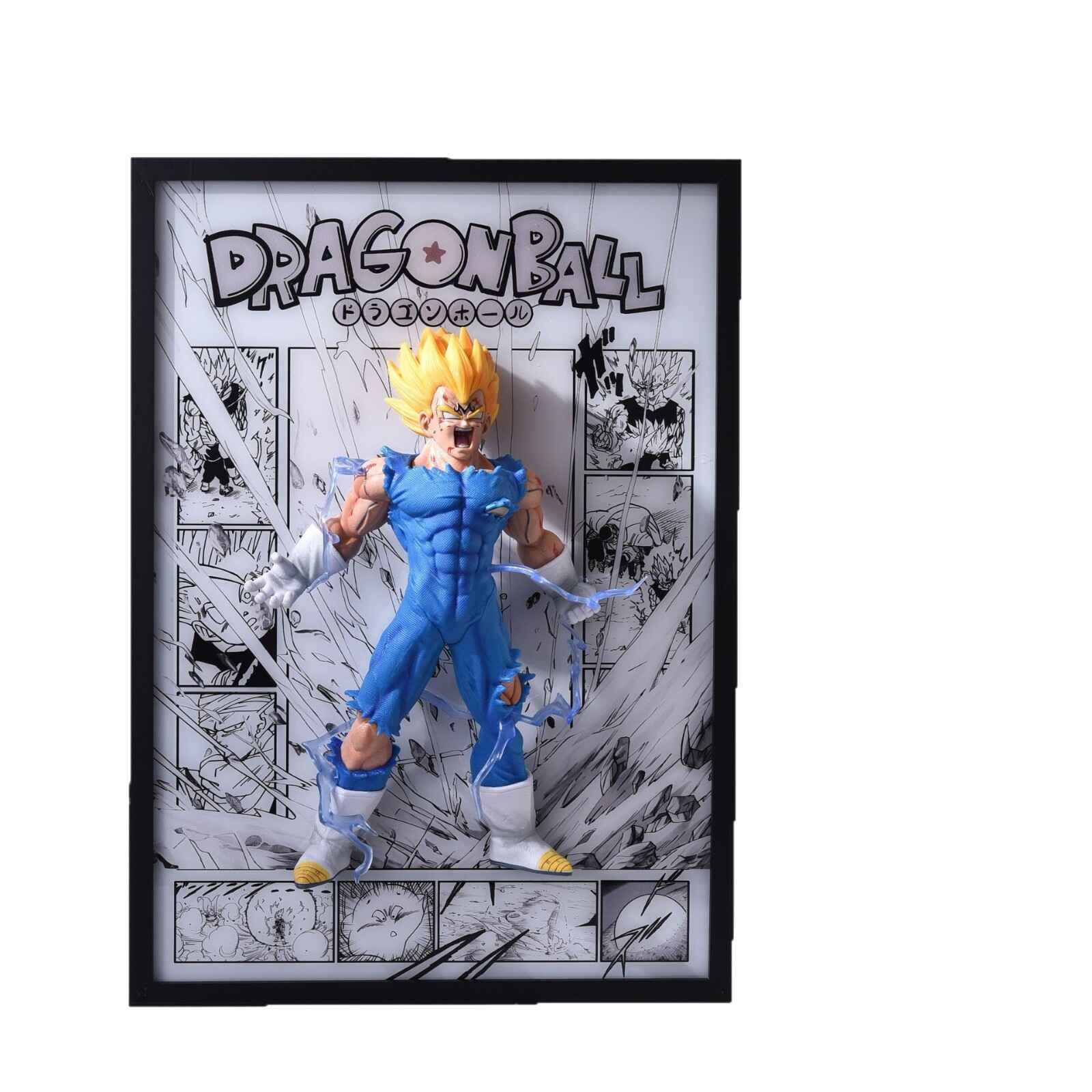 Majin Vegeta Break out of the comics 3D stereoscopic Led Light Art Ver. - Dragonball Z