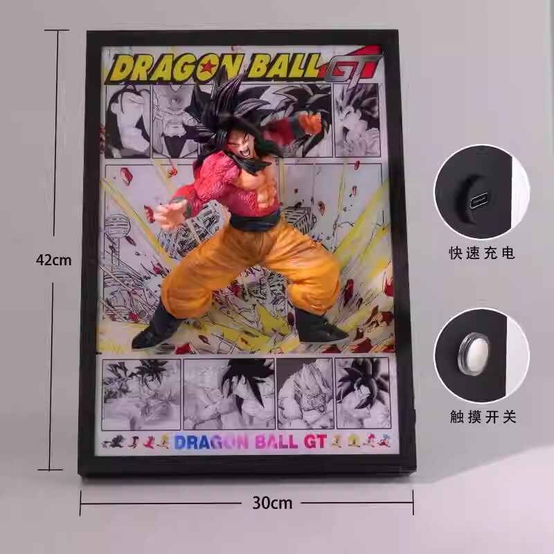 Super Saiyan 4 Son Goku Break out of the comics 3D stereoscopic Led Light Art Ver. - Dragonball GT