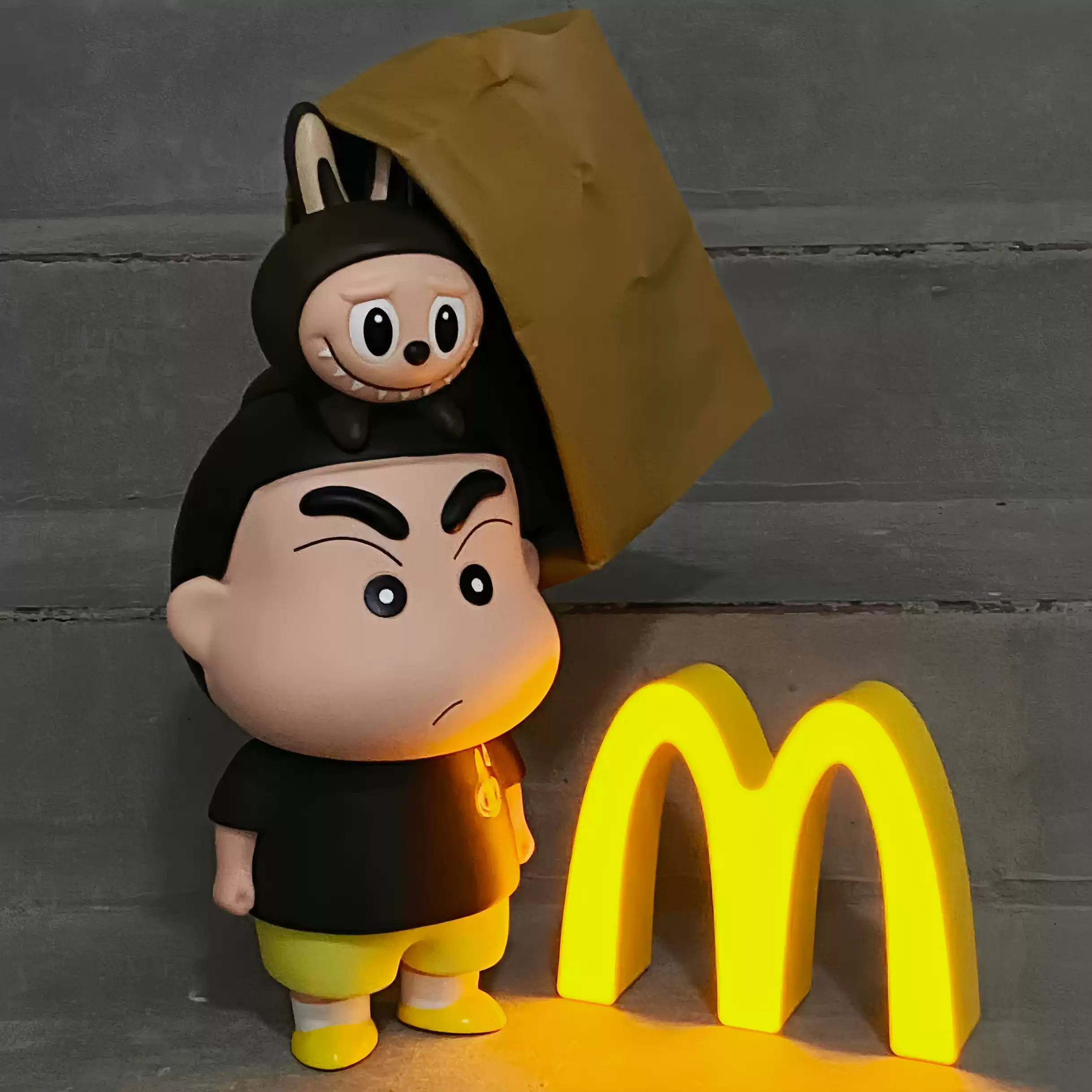 Vinyl Figure Nohara Shinnosuke / Shincan Cosplay Labubu Ver. - Crayon Shinchan (42cm)