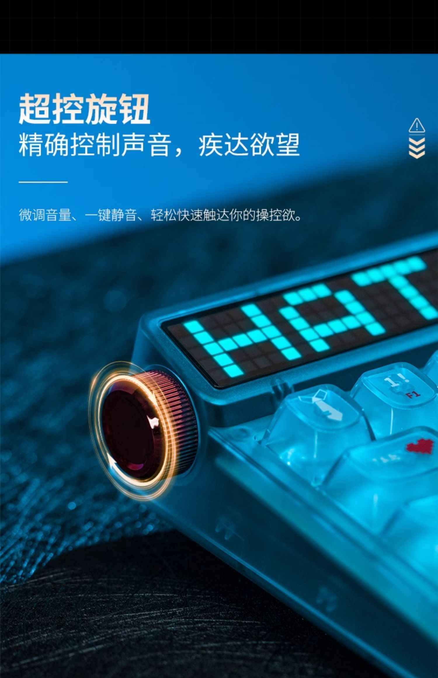 Wireless Mechanical Keyboard Mechanic 68 Key Custom Axis Hatsune Miku Gaming Heart Version