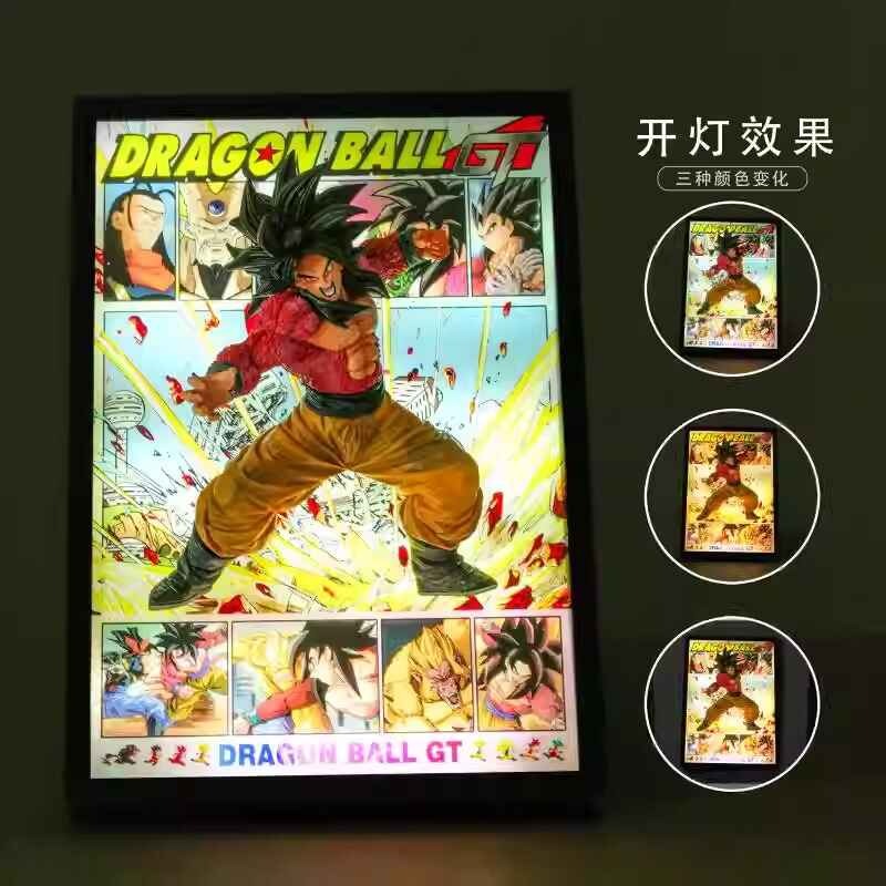 Super Saiyan 4 Son Goku Break out of the comics 3D stereoscopic Led Light Art Ver. - Dragonball GT