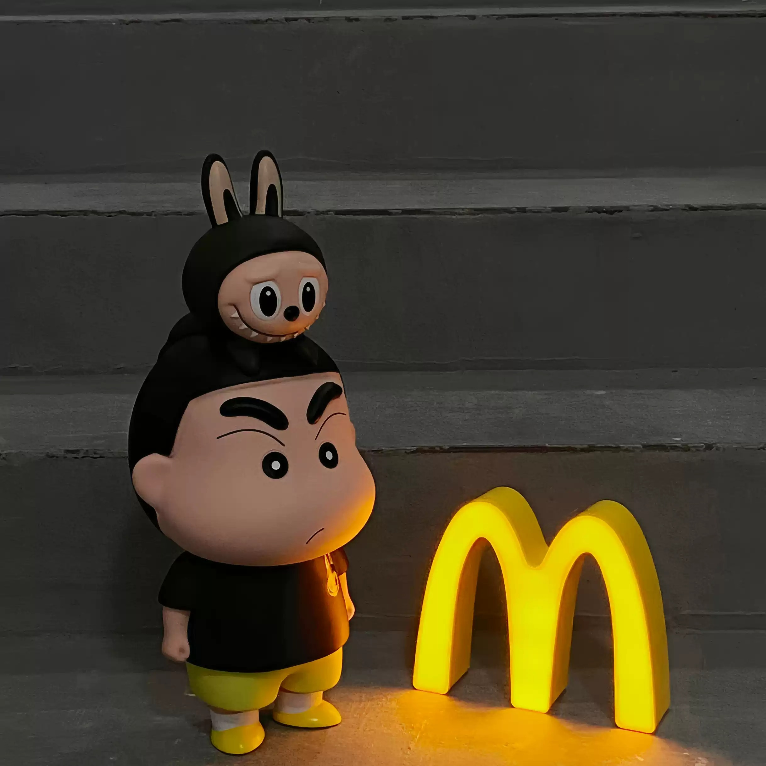 Vinyl Figure Nohara Shinnosuke / Shincan Cosplay Labubu Ver. - Crayon Shinchan (42cm)