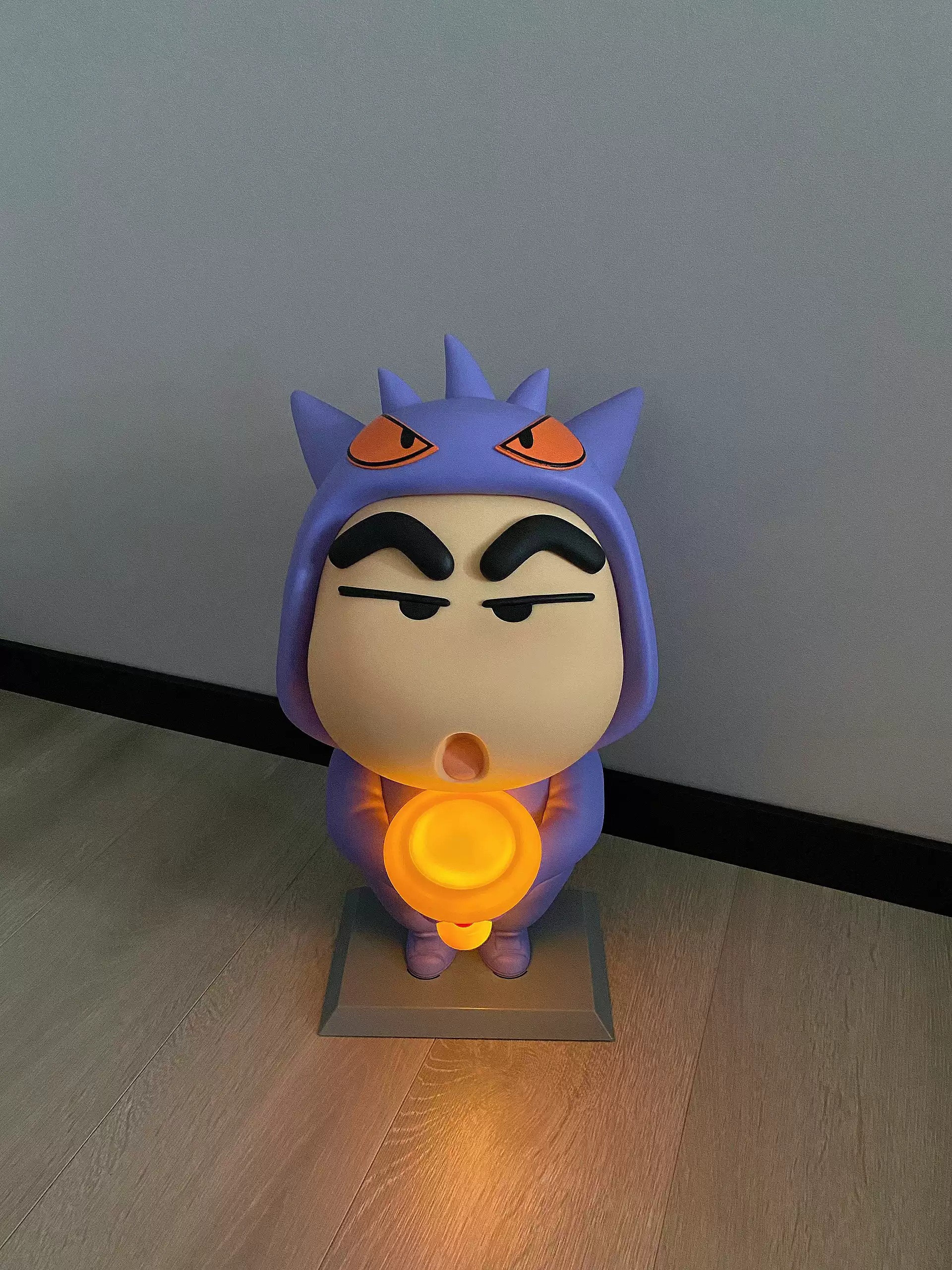 Led Vinyl Figure Nohara Shinnosuke / Shincan Cosplay Pokemon Gengar Ver. - Crayon Shinchan (42cm)