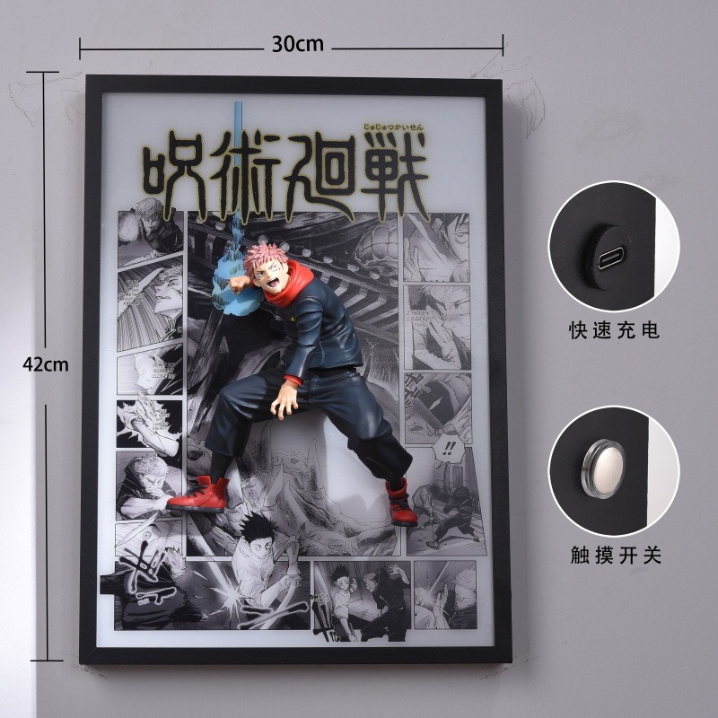 Itadori Yuji Break out of the comics 3D stereoscopic Led Light Art Ver. - Jujutsu Kaisen