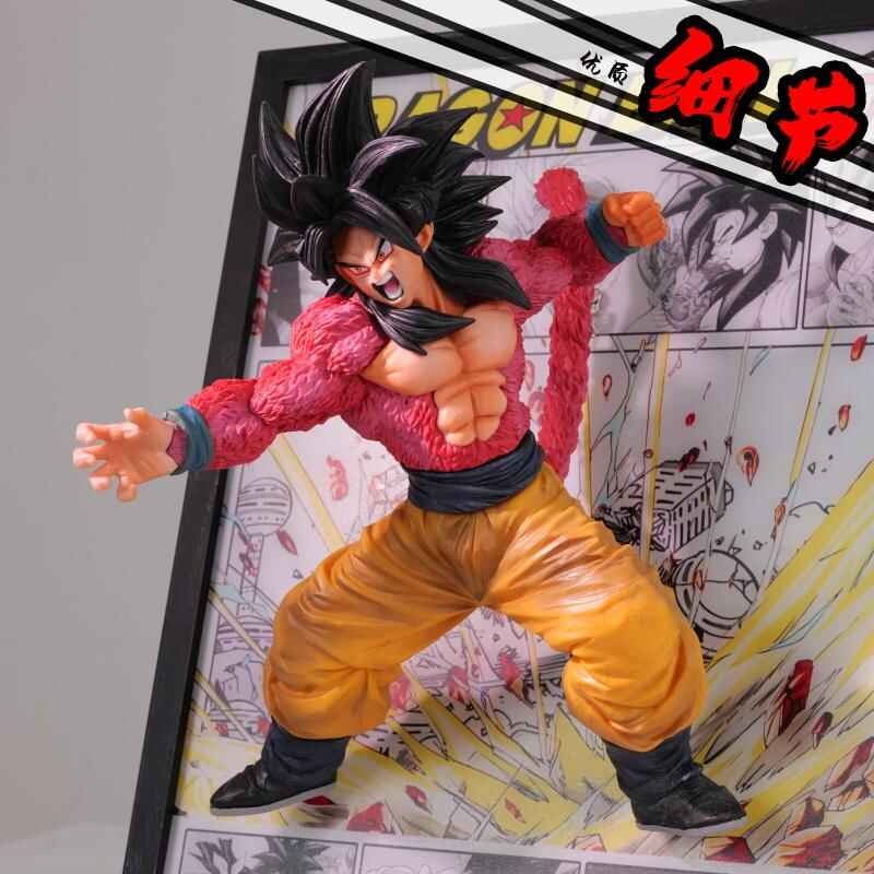 Super Saiyan 4 Son Goku Break out of the comics 3D stereoscopic Led Light Art Ver. - Dragonball GT