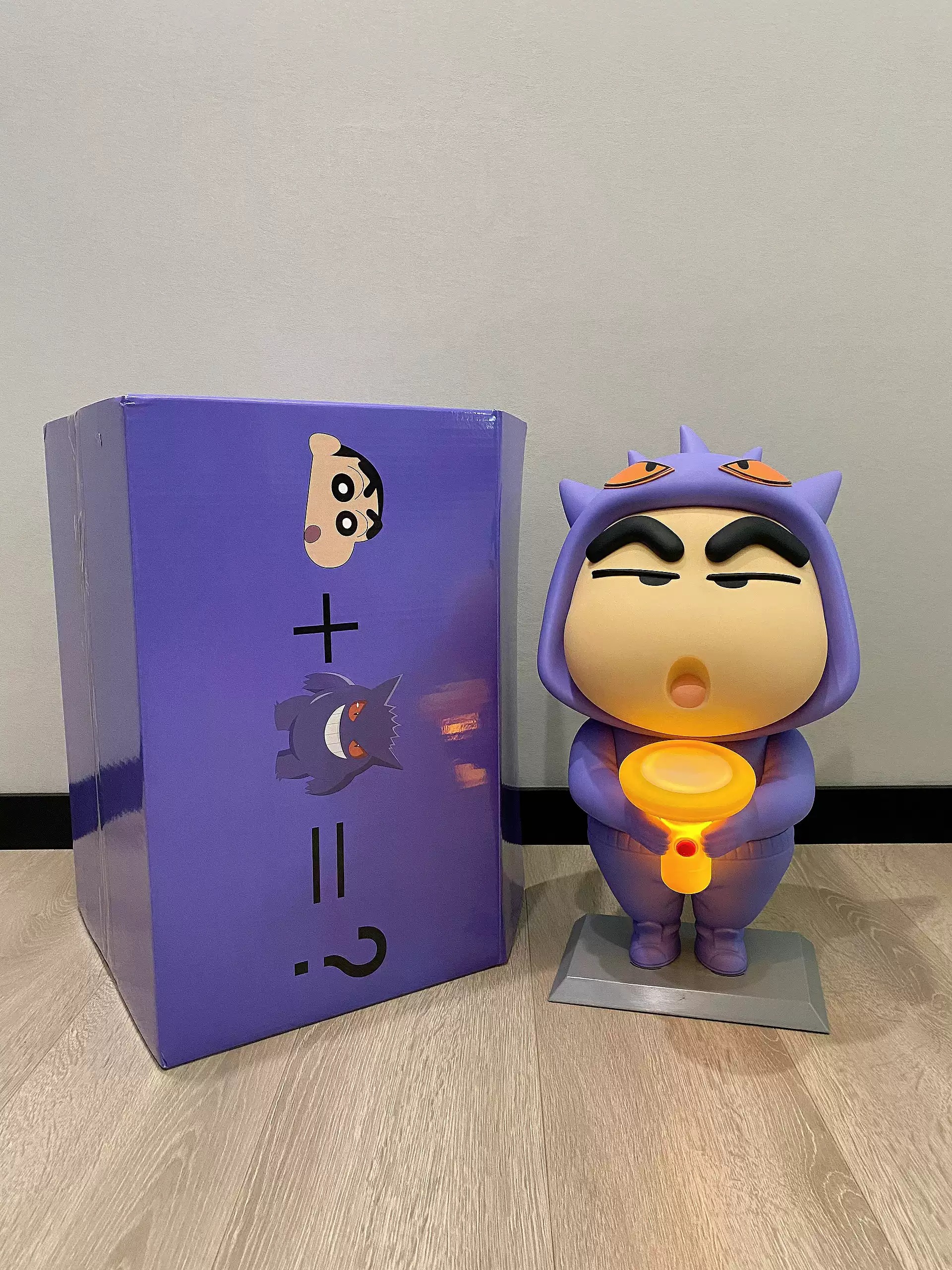 Led Vinyl Figure Nohara Shinnosuke / Shincan Cosplay Pokemon Gengar Ver. - Crayon Shinchan (42cm)