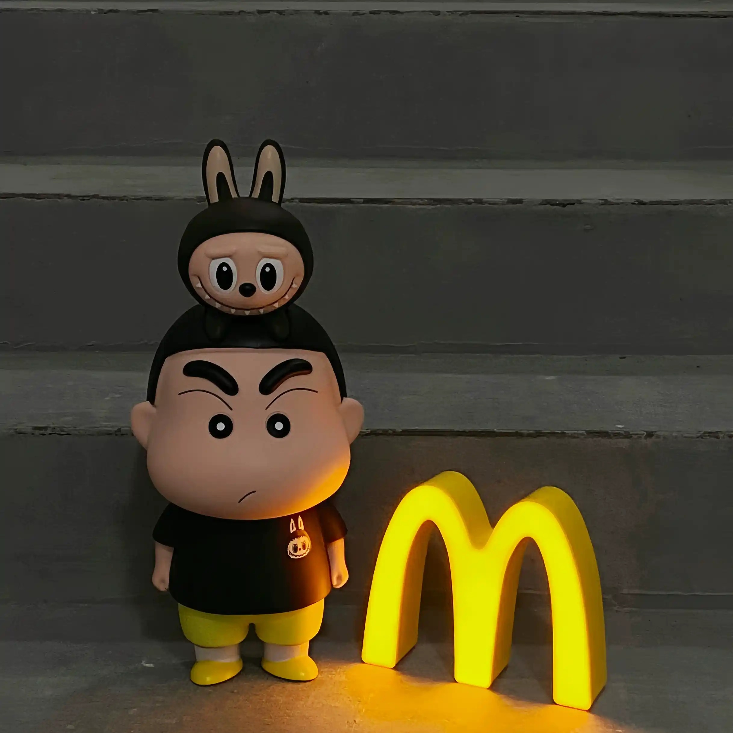 Vinyl Figure Nohara Shinnosuke / Shincan Cosplay Labubu Ver. - Crayon Shinchan (42cm)