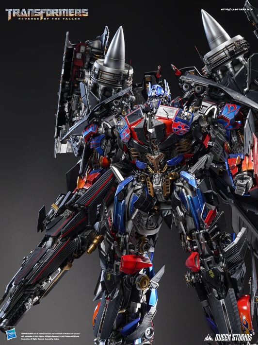 Non Scaled Premium Figure Optimus Prime Jet Power Ver. - Transformer Reverse Of The Fallen By Queen Studios