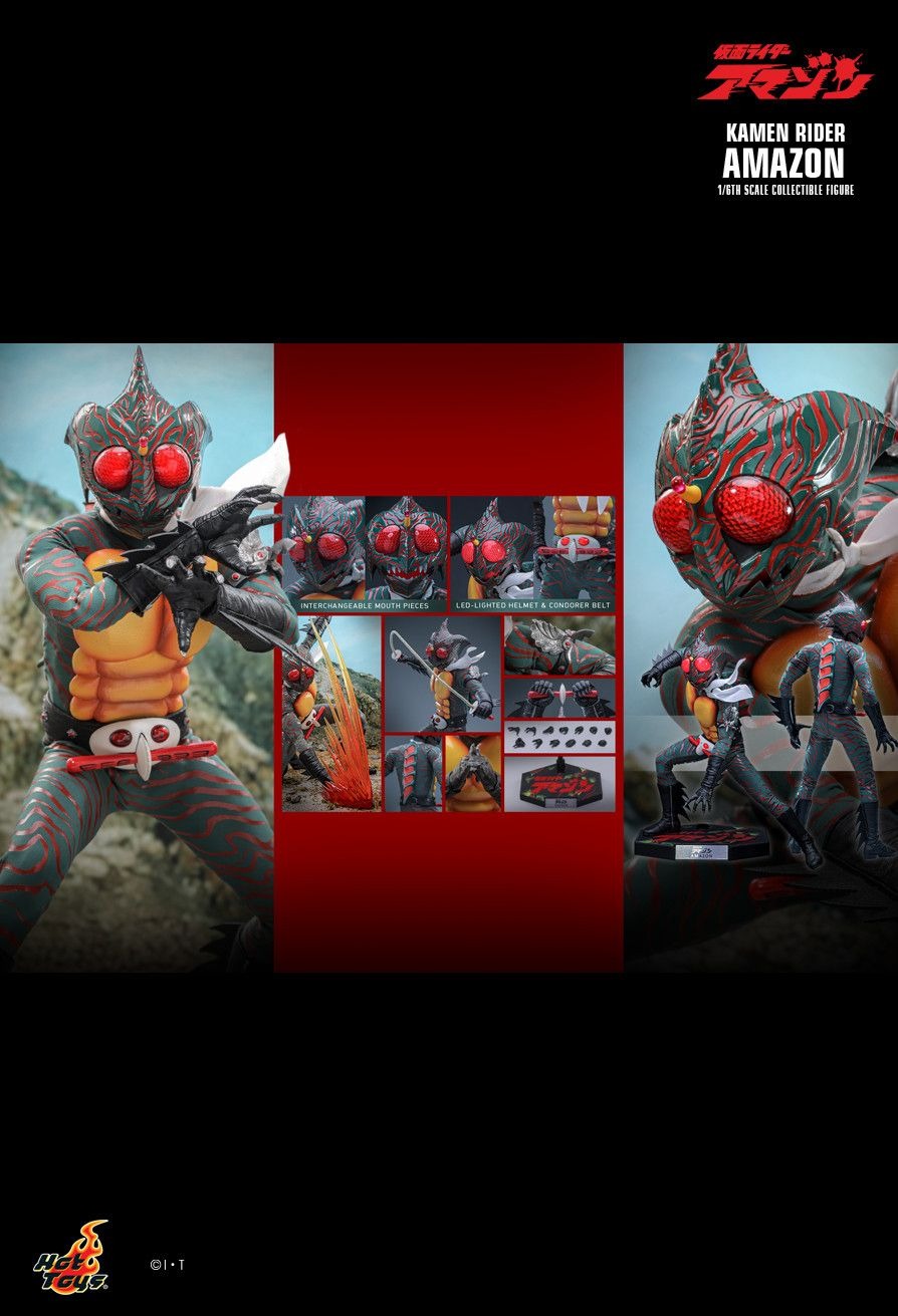 Action Figure 1/6 Kamen Rider Amazon - Kamen Rider By Hot Toys TMS184