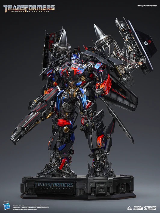 Non Scaled Premium Figure Optimus Prime Jet Power Ver. - Transformer Reverse Of The Fallen By Queen Studios