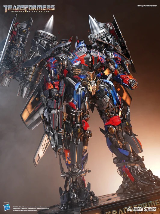 Non Scaled Premium Figure Optimus Prime Jet Power Ver. - Transformer Reverse Of The Fallen By Queen Studios