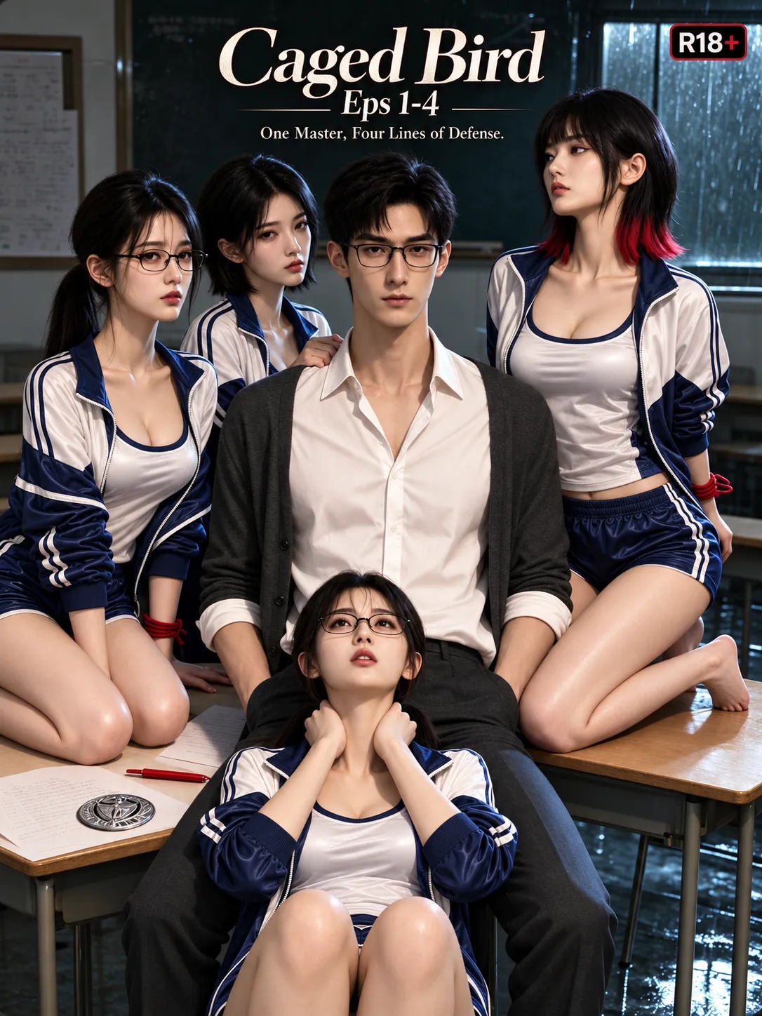Caged Bird (Eps 1-4) - 22 Min Fully Uncensored AI R18 Video With English Subtitle (AIAV-309)