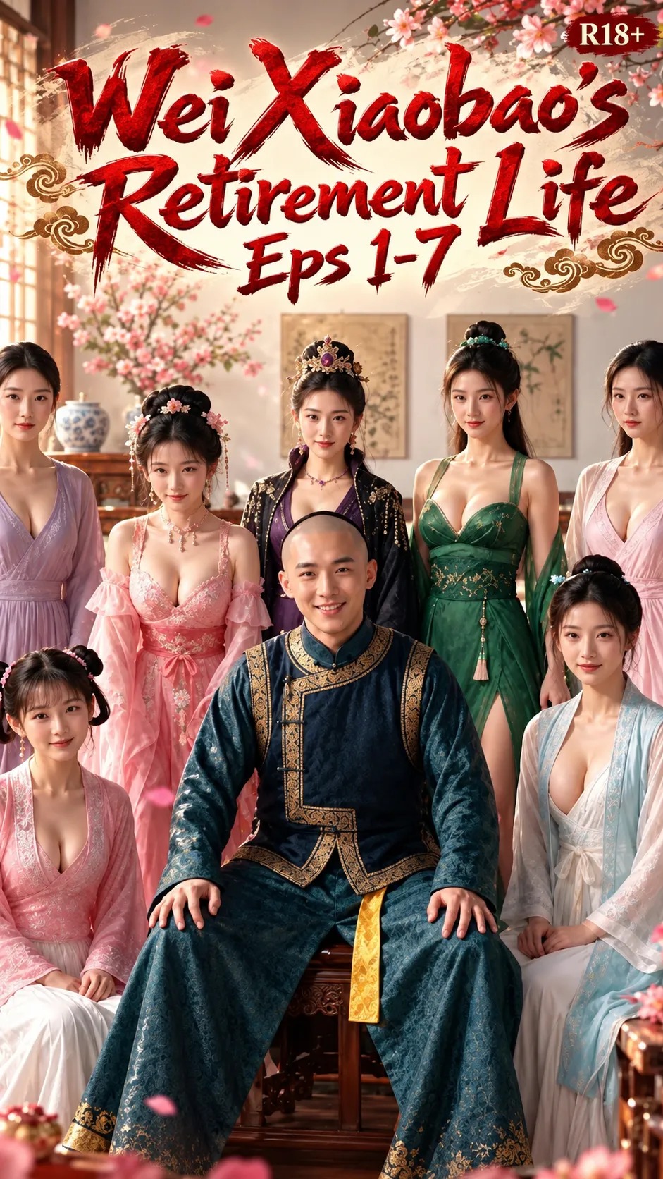Wei Xiaobao's Retirement Life (Eps 1-7) - 27 Min Fully Uncensored AI R18 Video With English Subtitle (AIAV-308)