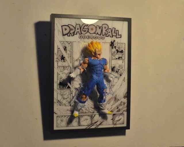 Majin Vegeta Break out of the comics 3D stereoscopic Led Light Art Ver. - Dragonball Z