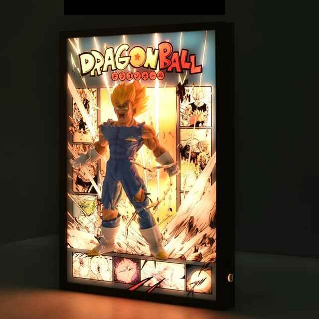 Majin Vegeta Break out of the comics 3D stereoscopic Led Light Art Ver. - Dragonball Z