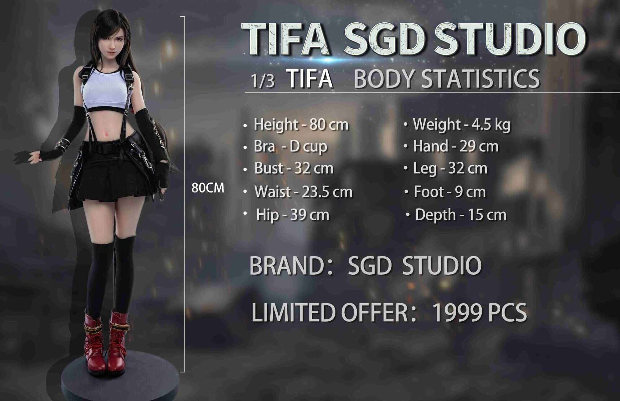 [Cast-Off] Silicone Action Figure 1/3 Tifa Lockhart - Final Fantasy 7 / Final Fantasy VII by SGD Studio