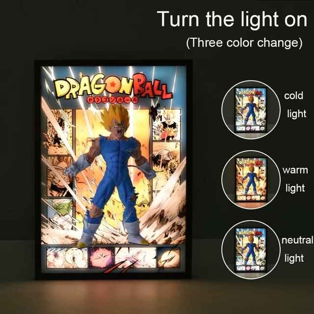 Majin Vegeta Break out of the comics 3D stereoscopic Led Light Art Ver. - Dragonball Z