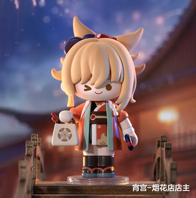 [Set of 12] POP MART x Genshin Dress Up Dreams Q Series Mini Figure (8cm) - Genshin Impact By POP MART