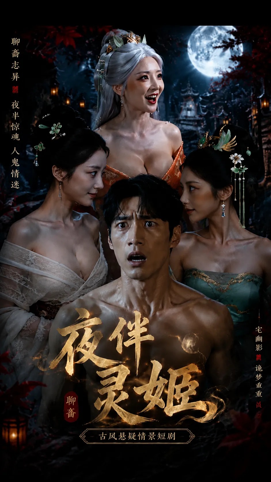 Seductive Demon Popular Viral Short Drama R18 (CUT VERSION) - 25 Min censored AI Video (AIAV-025)