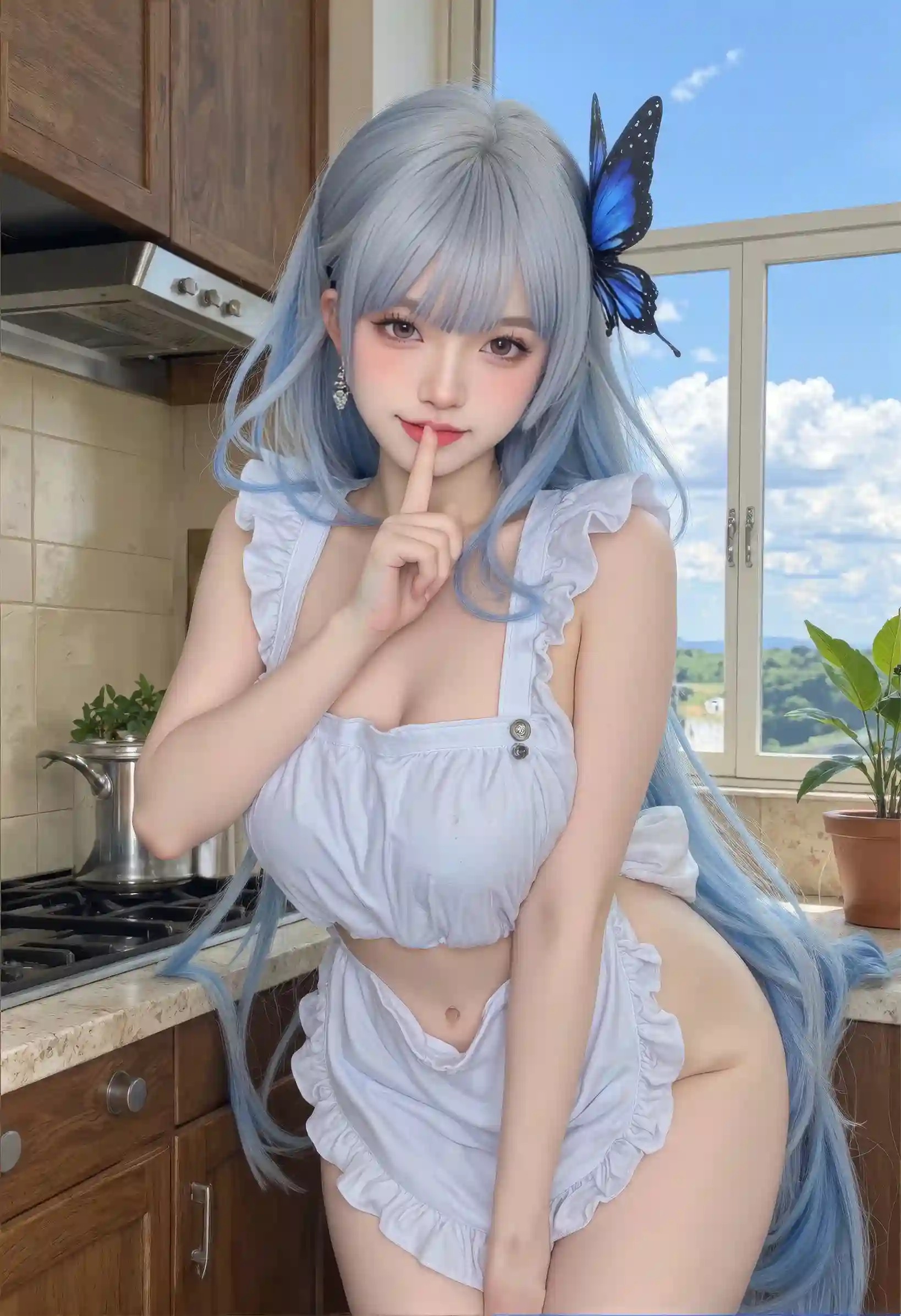 AI Cosplayer Skirk Genshin Impact R18 Collection – 46 Uncensored Images + 6 Videos | Busty Butterfly Creampie Digital Download