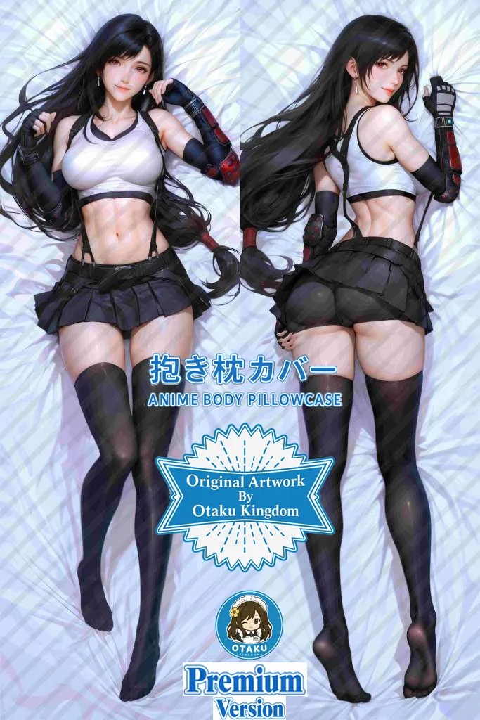 Dakimakura 3D Art Tifa - Final Fantasy VII Pillow Cover Only Premium Version By Otaku Kingdom