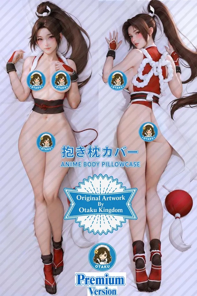 Dakimakura 3D Art Mai Shiranui - The King Of Fighters Pillow Cover Only Premium Version By Otaku Kingdom