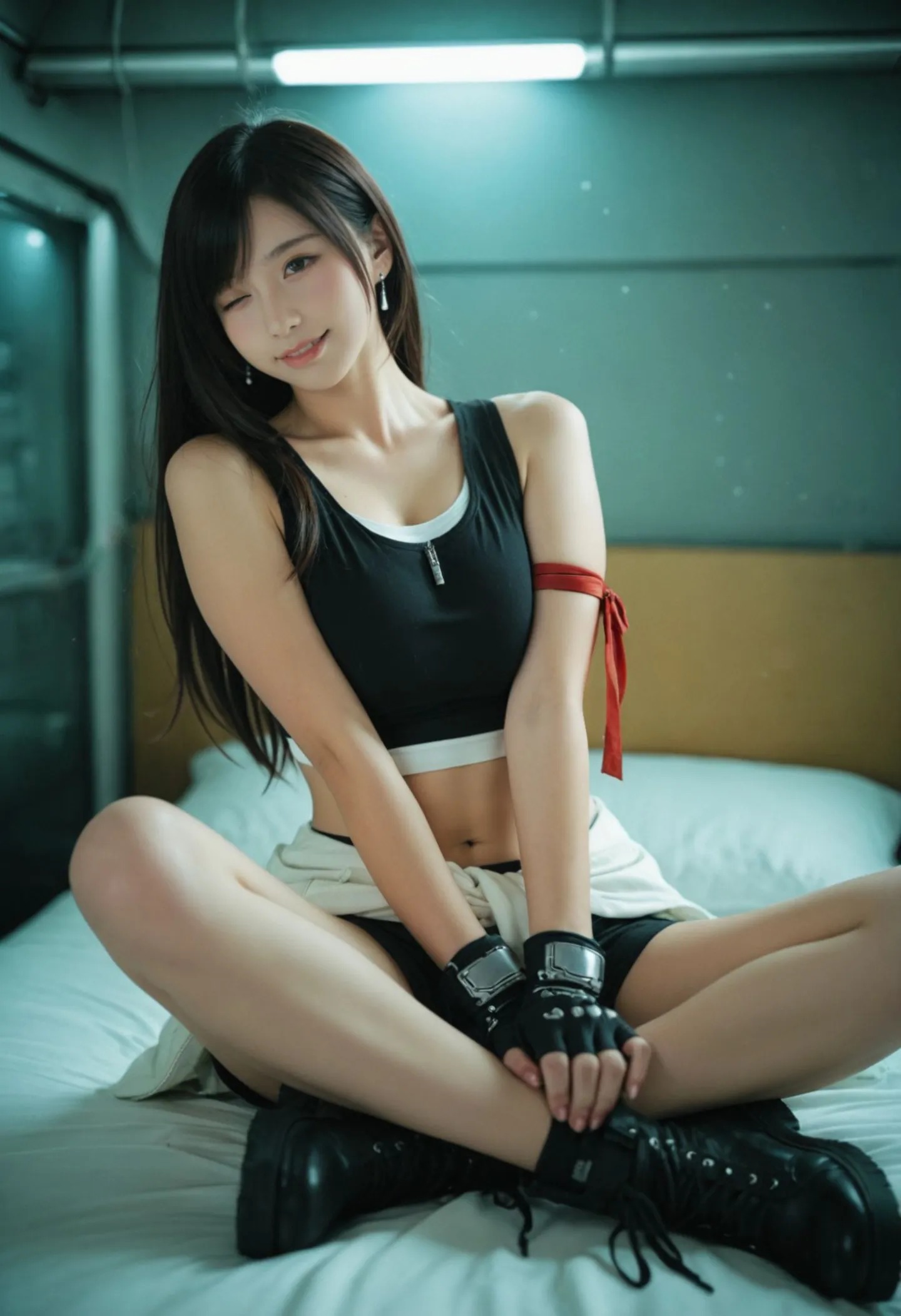 Uncensored AI Cosplay: Tifa's Everyday Outfits – 154 Images & 6 Videos [No Watermark]