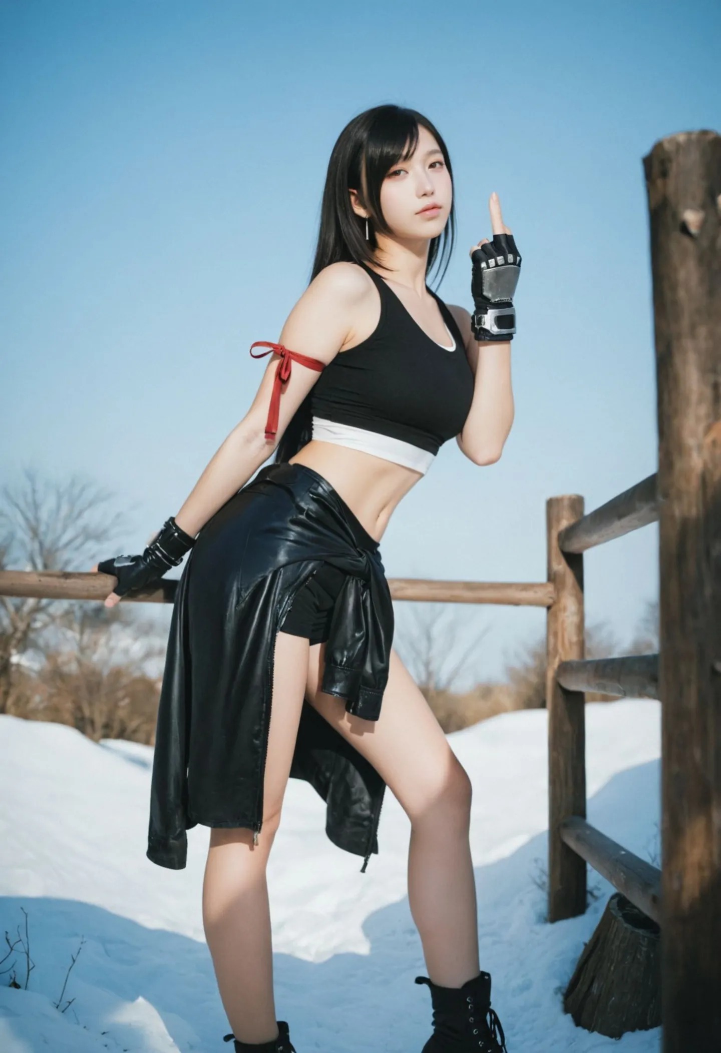 Uncensored AI Cosplay: Tifa's Everyday Outfits – 154 Images & 6 Videos [No Watermark]