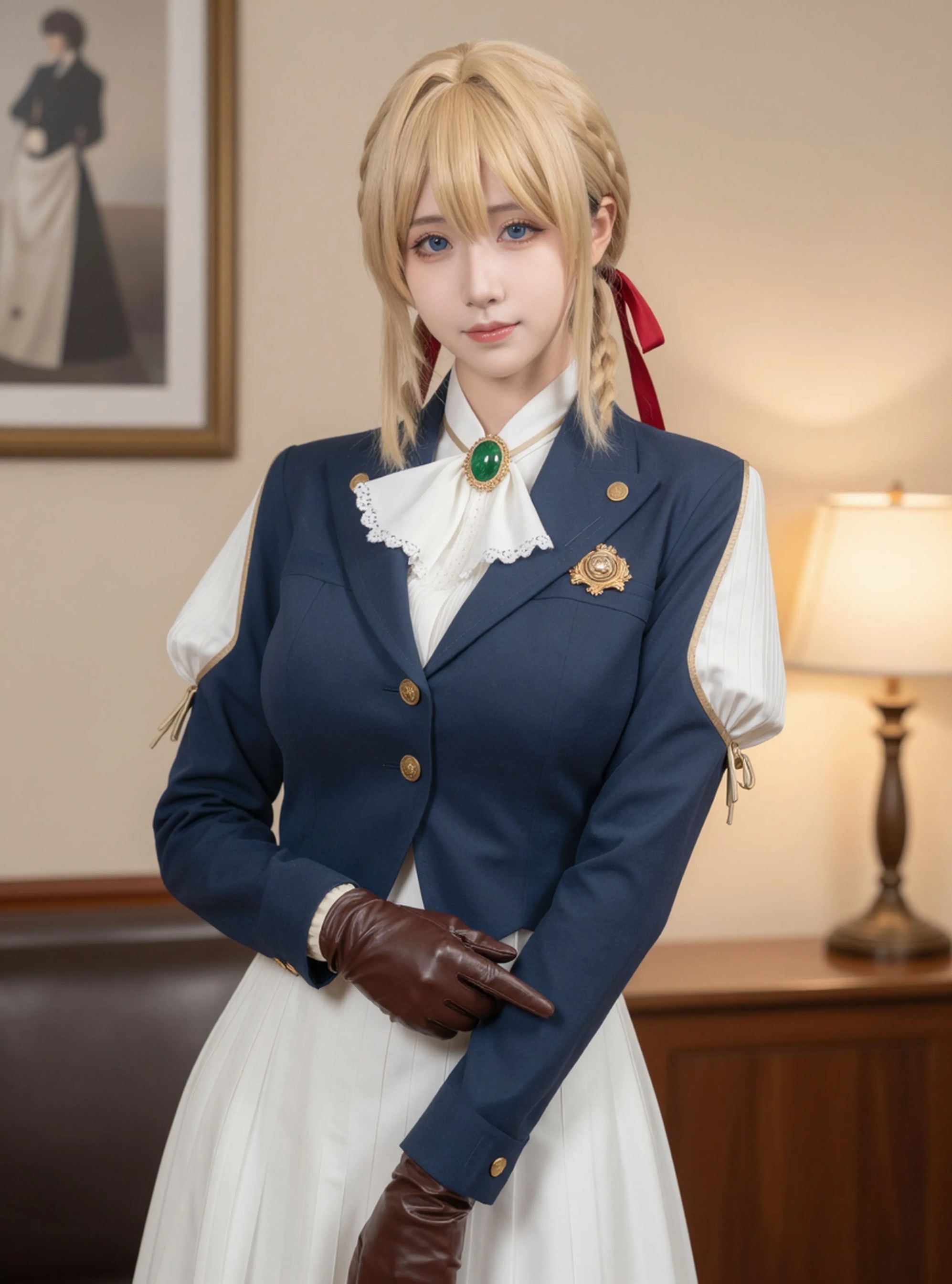 [With Bonus] AI Cosplayer Violet Evergarden – 90 Uncensored NSFW Images & 7 Short Videos [No Watermark]