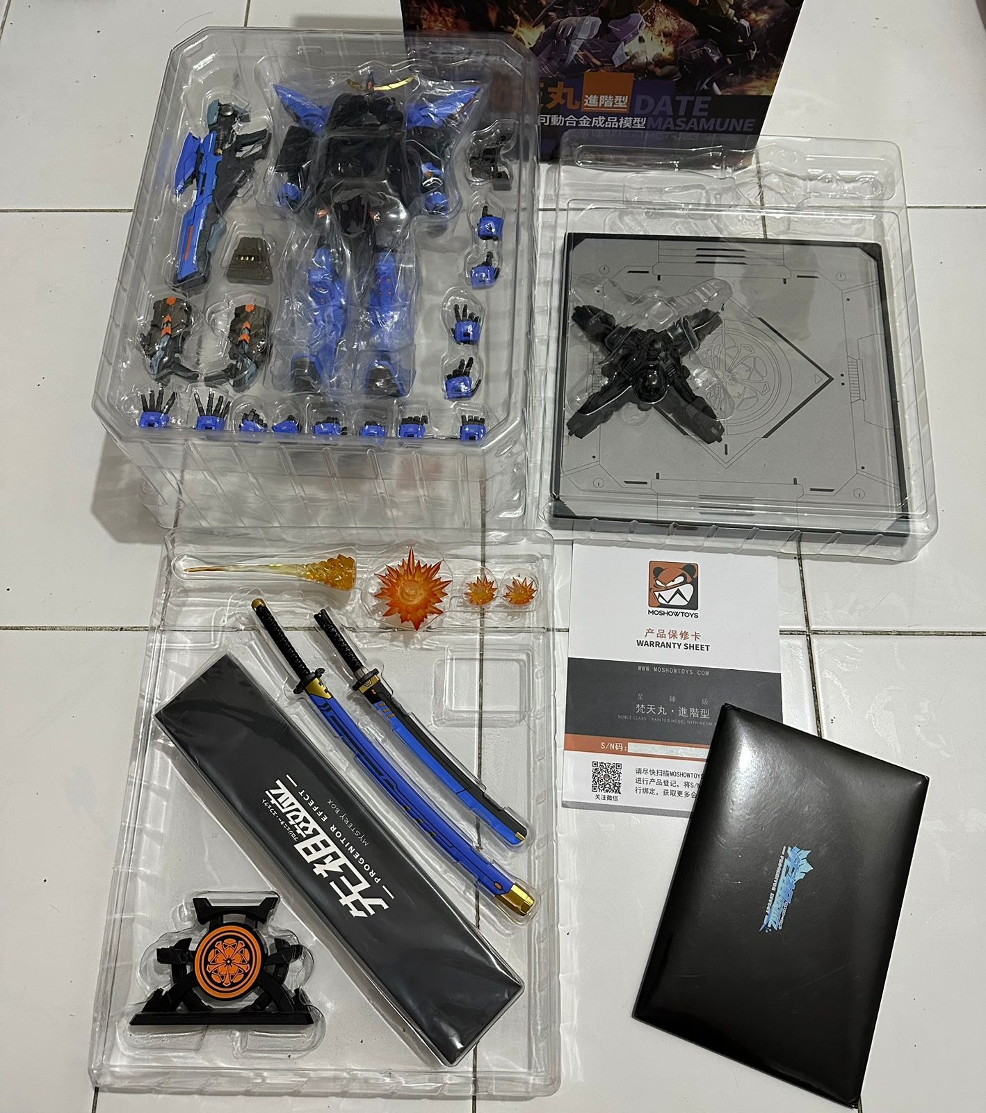PROGENITOR EFFECT MCT J03 Date Masamune - Brahma Maru By MOSHOWTOYS (BIB)