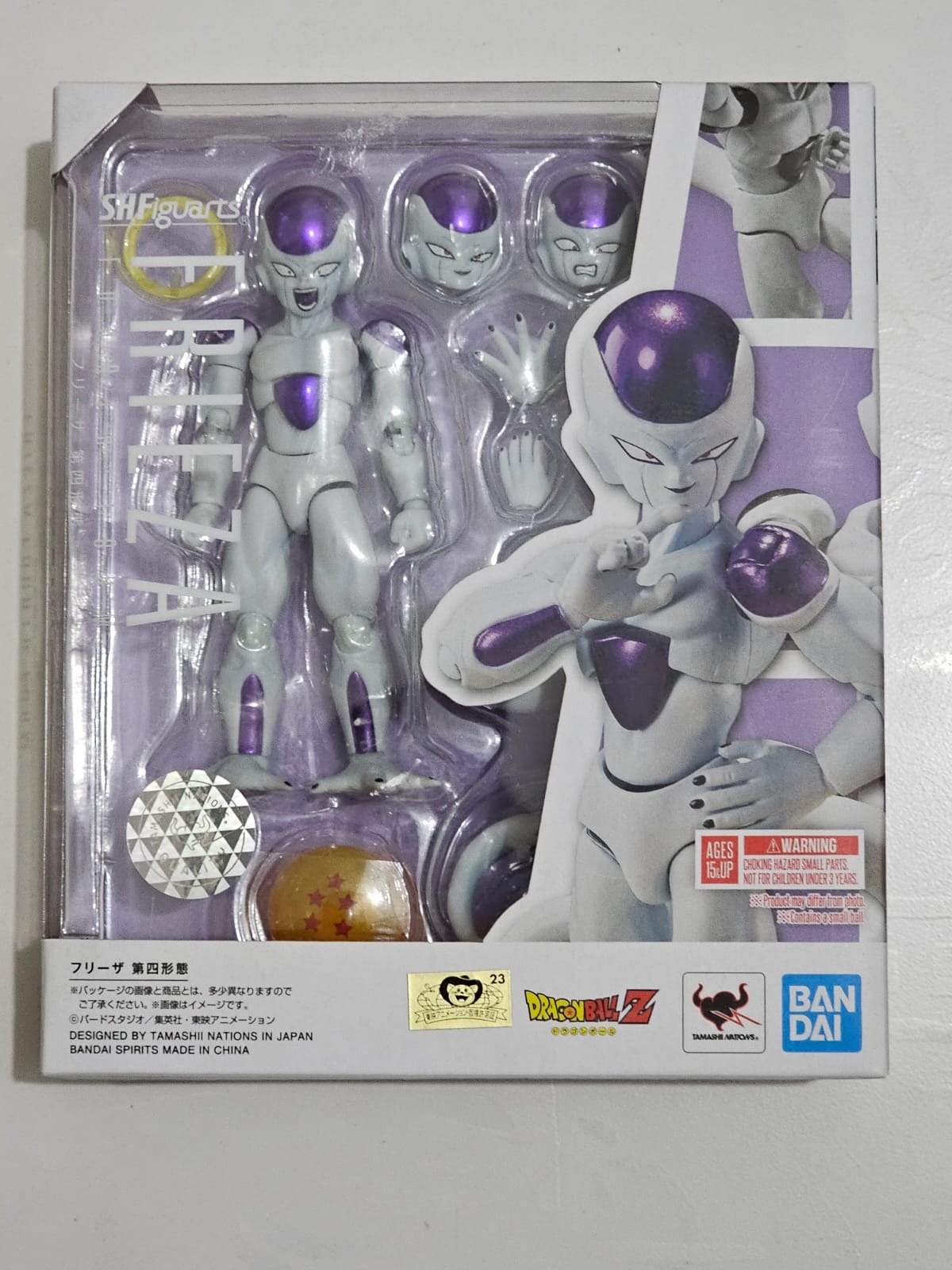 (Kondisi Bekas) SHF S.H.Figuarts Frieza 4th Form - Dragon Ball Z By Bandai Spirits