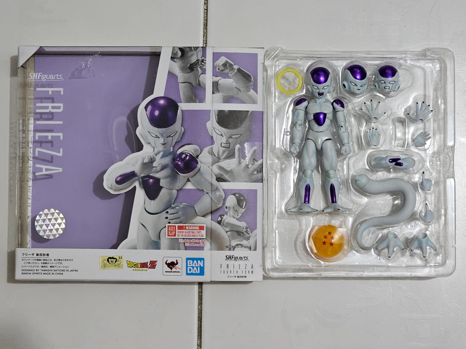 (Kondisi Bekas) SHF S.H.Figuarts Frieza 4th Form - Dragon Ball Z By Bandai Spirits