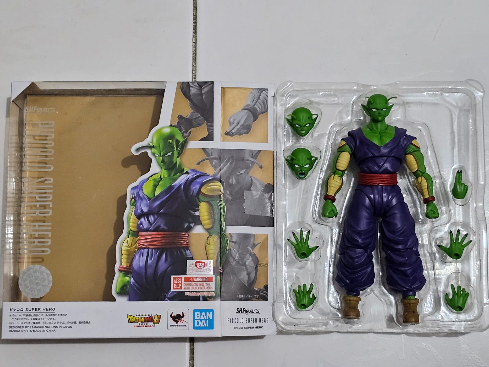 (Kondisi Bekas) SHF S.H.Figuarts Piccolo - Super Hero Ver. By Bandai Spirits