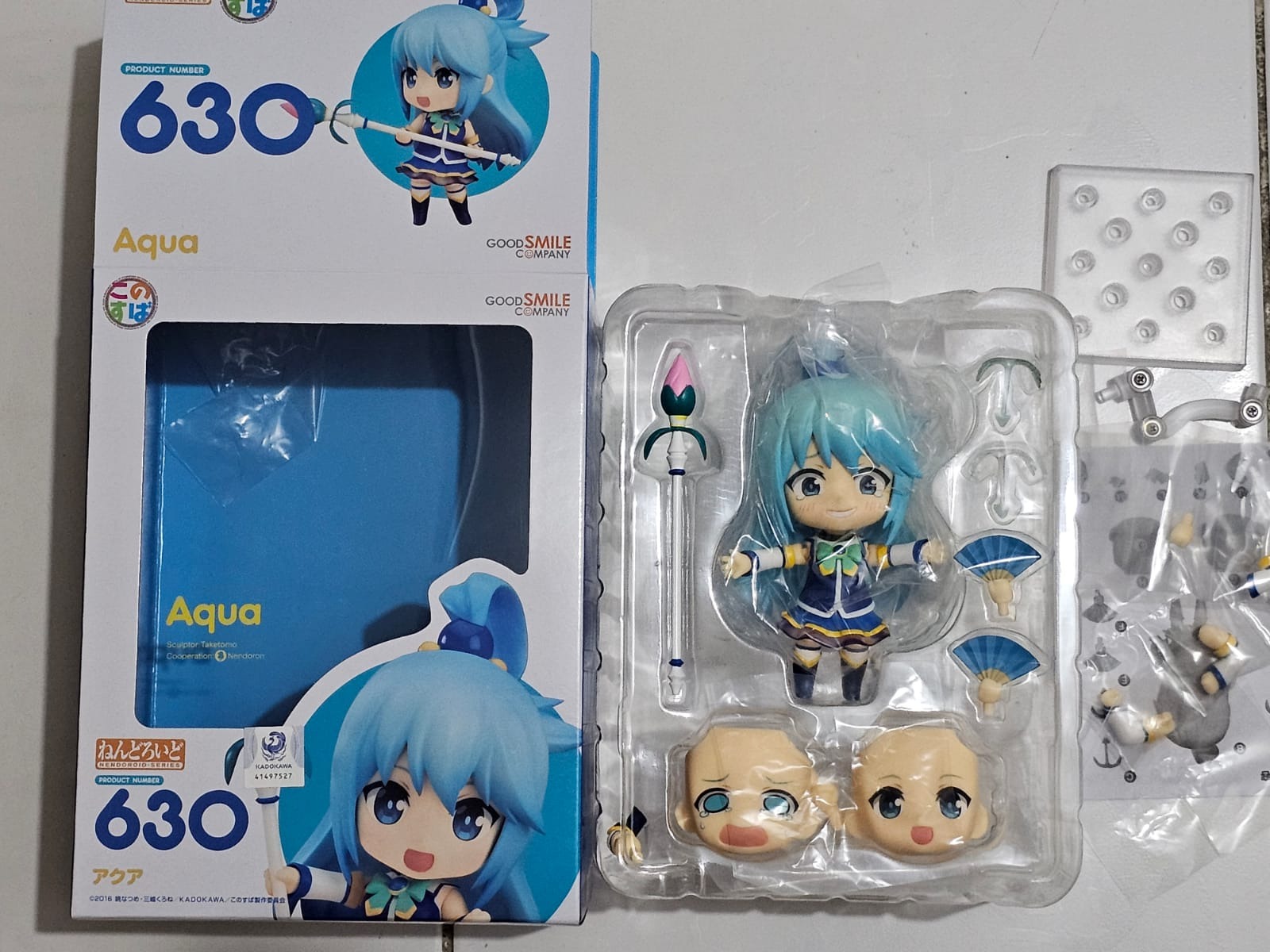 (Kondisi Bekas) Nendoroid Aqua - Konosuba (Re-Release) By Good Smile Company