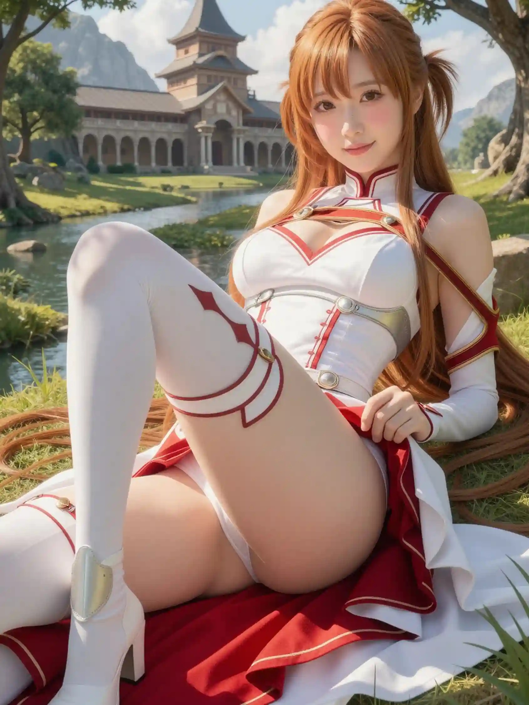AI Cosplayer Yuuki Asuna Sword Art Online R18 Bundle - 104 Ultra HD Lewd Images + 8 Hot Short Videos