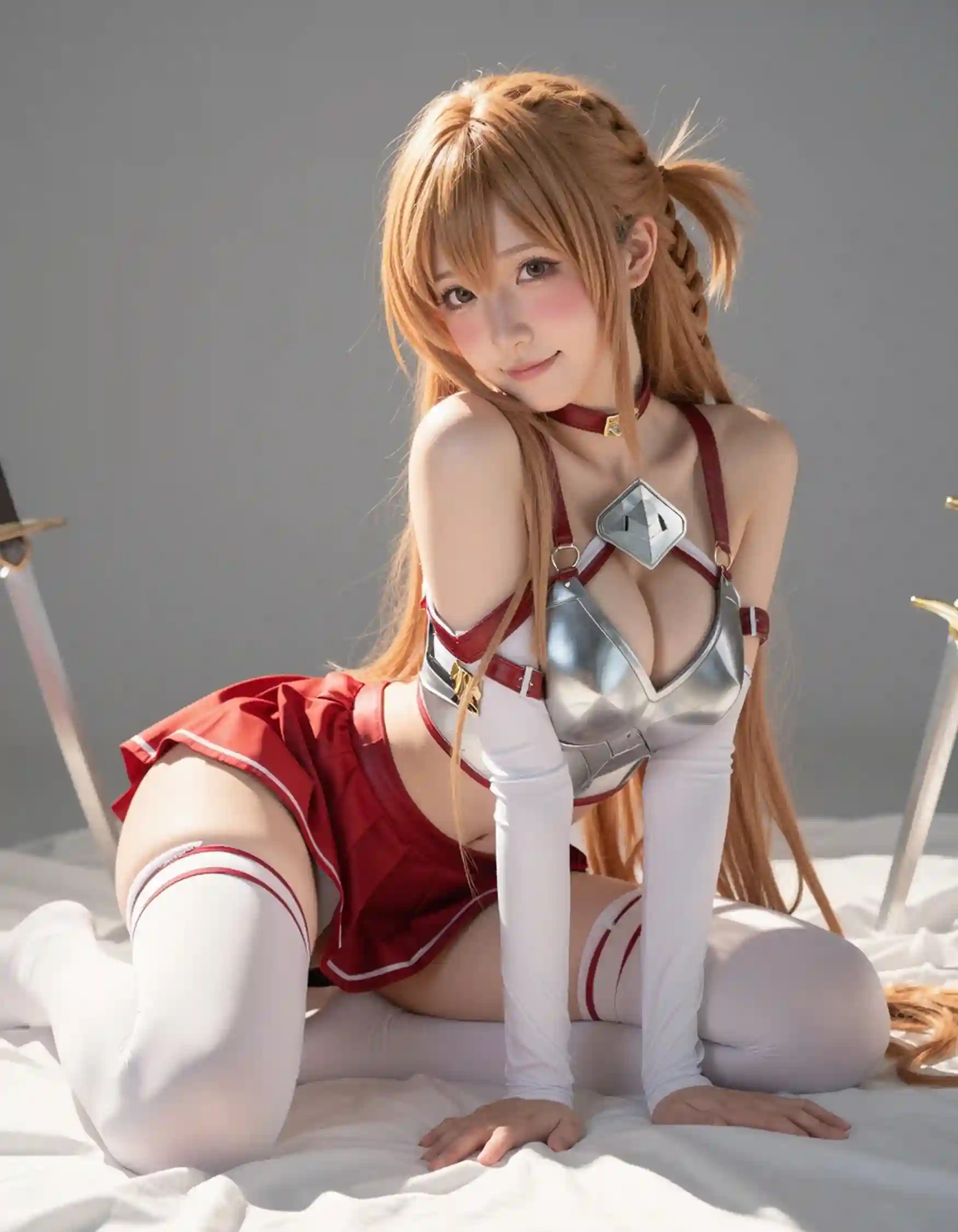 AI Cosplayer Yuuki Asuna Sword Art Online R18 Bundle - 104 Ultra HD Lewd Images + 8 Hot Short Videos