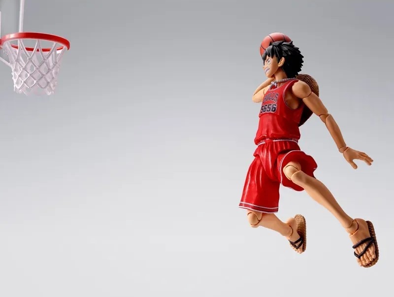 SHF S.H.Figuarts MONKEY.D.LUFFY CHICAGO BULLS ver. - ONE PIECE×NBA By Premium Bandai