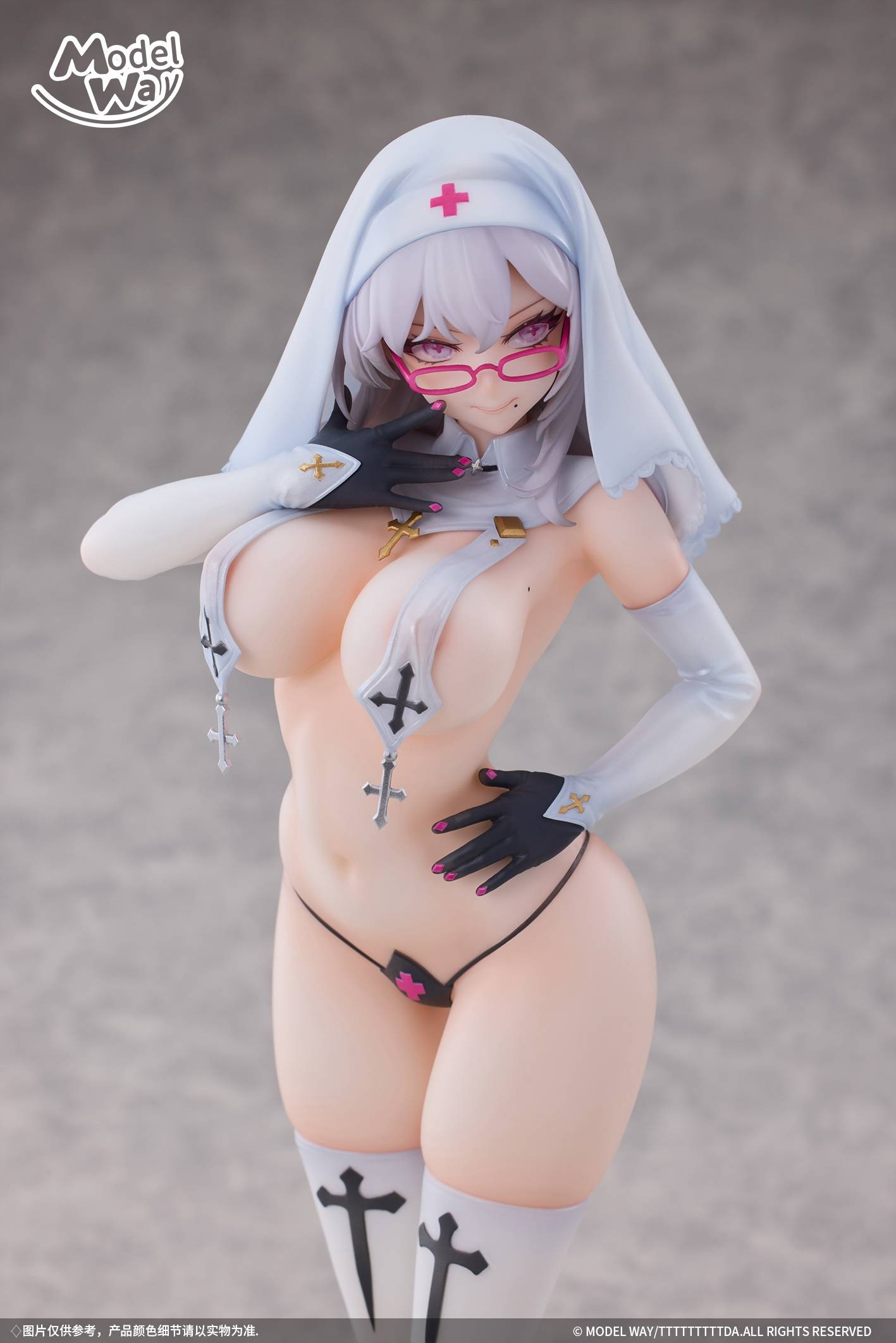 Scaled Figure 1/6 White Sister - Original Design Art Illustration by TTTTTTTTTDA By Astrum Design