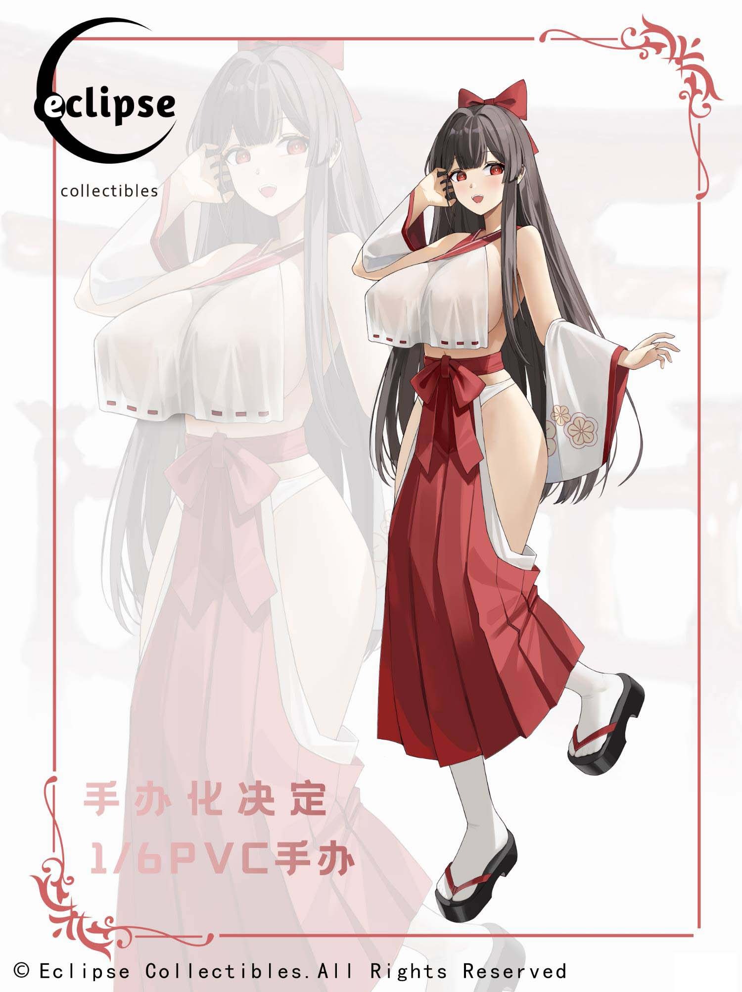 Scaled Figure 1/6 Kasuga Miko Misaki - Illustration by Dor By Eclipse Collectibles
