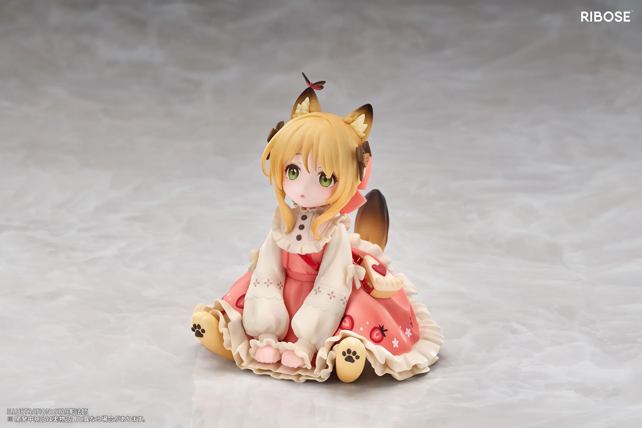 Deformed Figure DLC Series Orange Cat - Tea Time Cats By RIBOSE