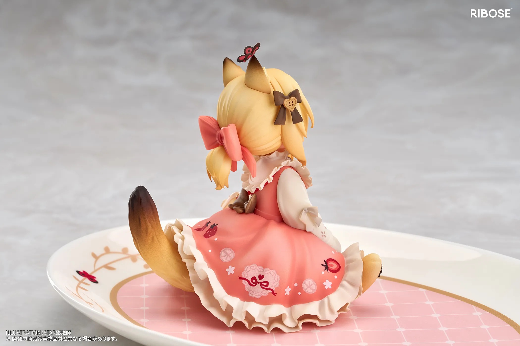 Deformed Figure DLC Series Orange Cat - Tea Time Cats By RIBOSE