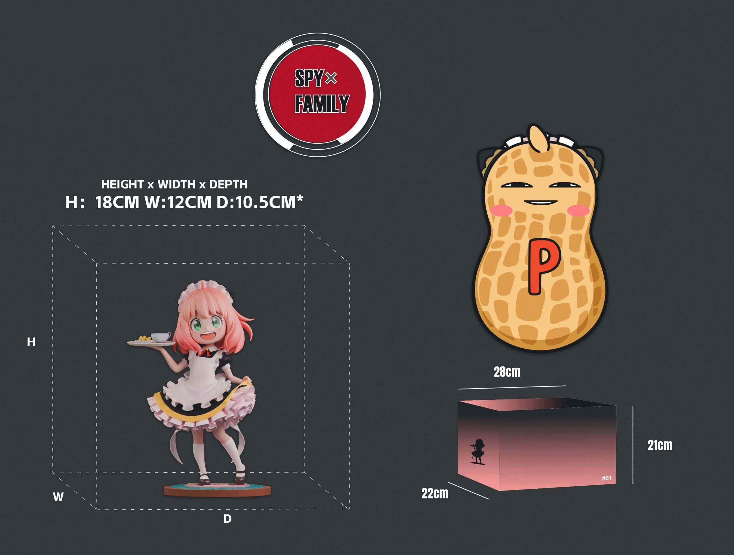 Non Scaled Figure Anya Forger Maid Ver. - Spy X Family